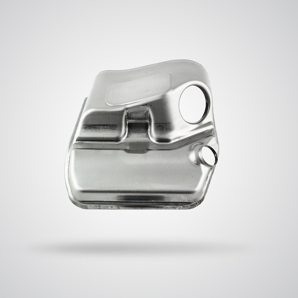 3d Animation eines Werkstücks aus Metall.