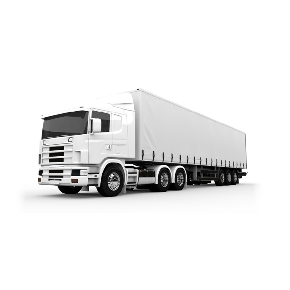 Freigestelltes Bild von einem LKW.